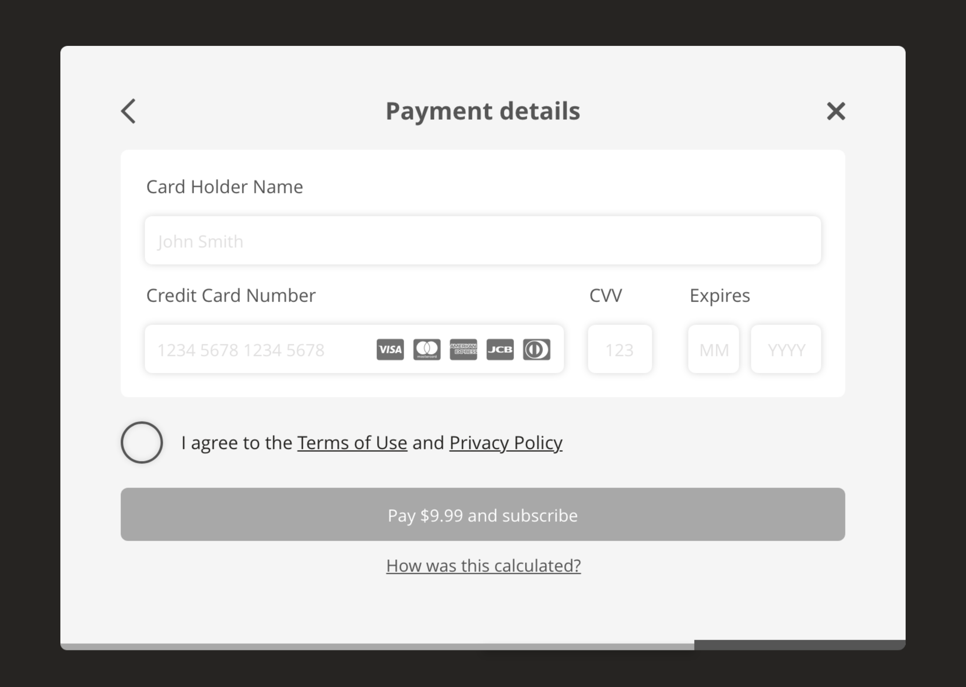 integrated checkout